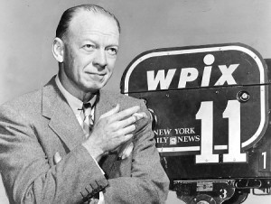 Red Barber celebrating his 30th year as an announcer, his 26th in sports